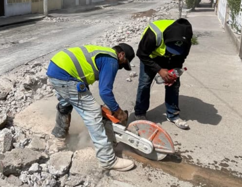 RECIBE REHABILITACIÓN LA TUBERÍA DE AGUA POTABLE DE LA COLONIA ESPAÑA POR PARTE DE MIAA