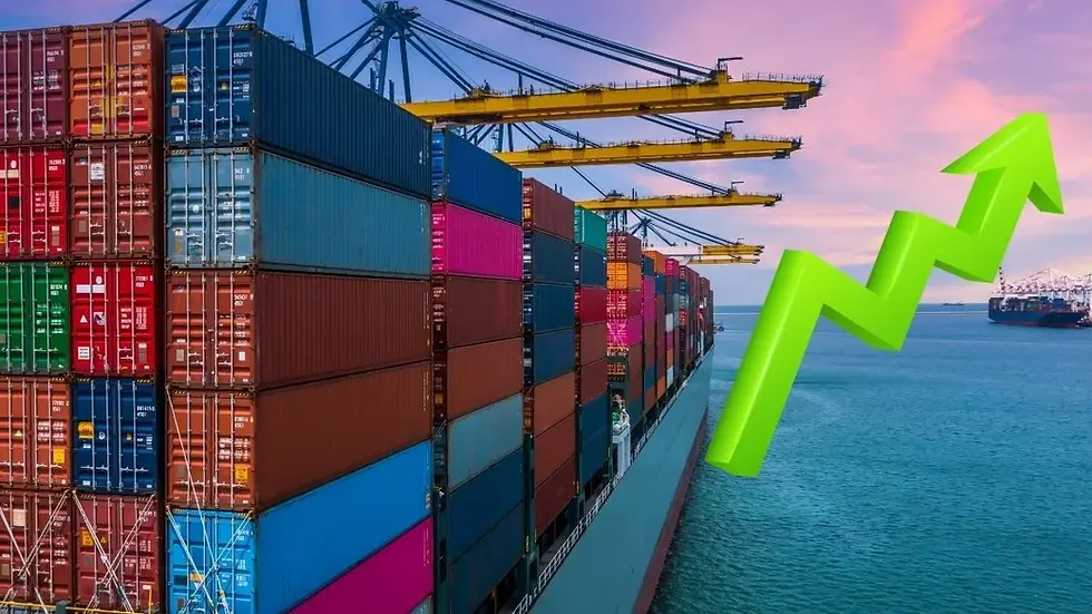 EXPORTACIONES MEXICANAS CRECEN 43.7 POR CIENTO DURANTE JULIO