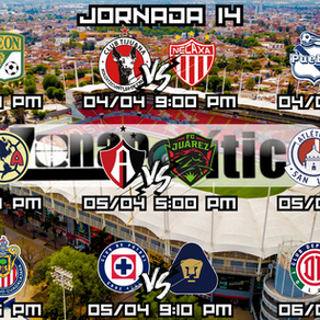 PACHUCA CONTRA AMÉRICA Y RAYADOS CONTRA CHIVAS EN LA JORNADA 14 DE LA LIGA MX