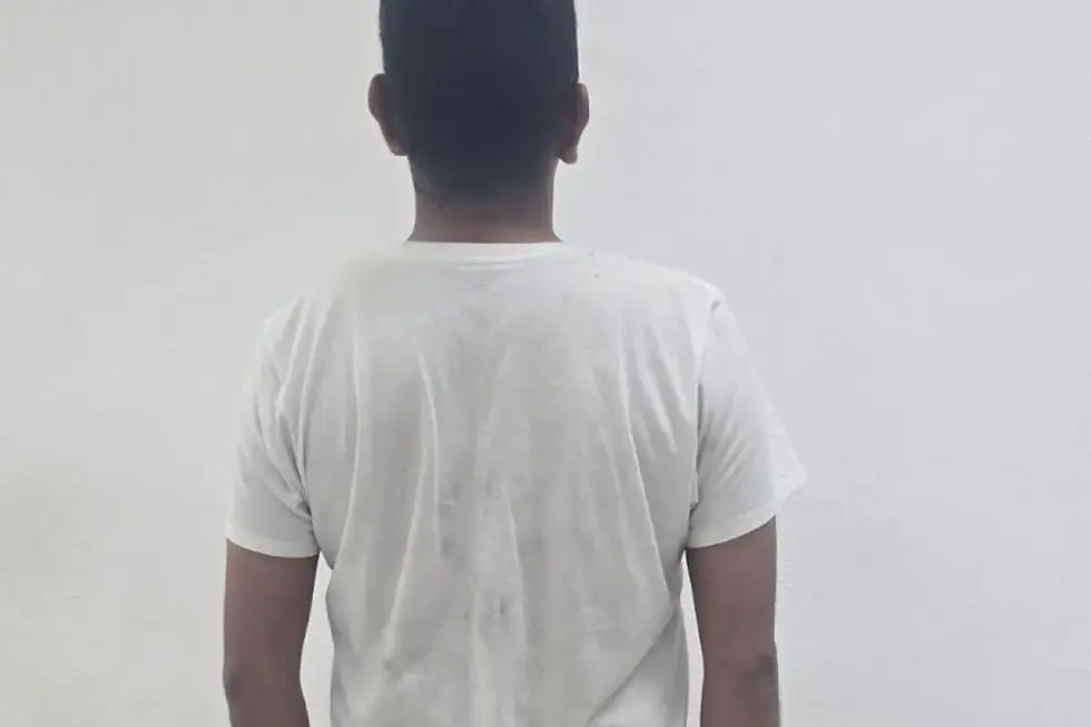 HIJO GOLPEA A SU MADRE DE LA TERCERA EDAD Y ES DETENIDO