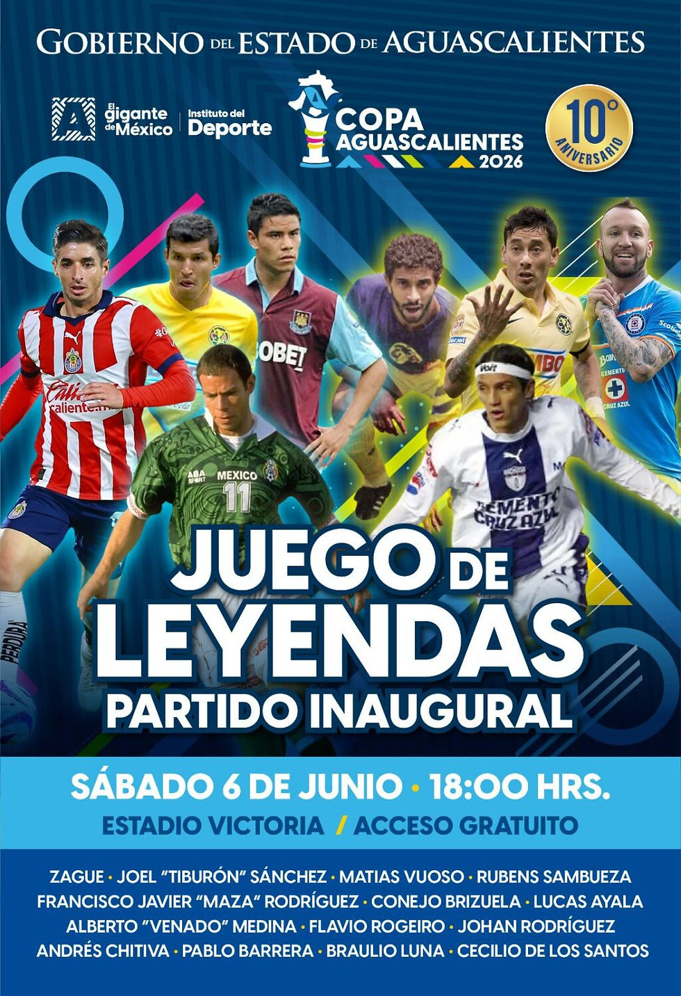 MAÑANA EL PARTIDO DE LEYENDAS EN EL VICTORIA