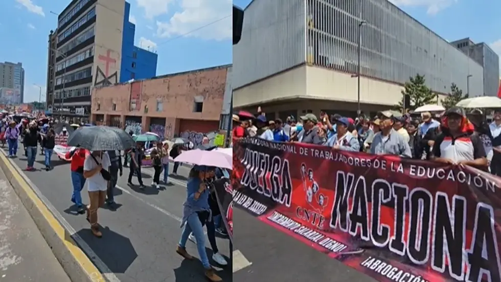 LA CNTE TIENE EN JAQUE A AL GOBIERNO DE MÉXICO