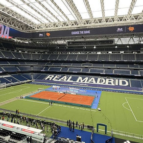  INAUGURAN CANCHA DE TENIS EN EL SANTIAGO BERNABÉU