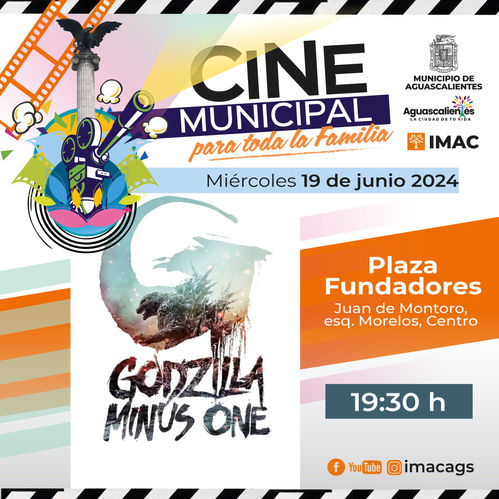 CINE MUNICIPAL PRESENTA: GODZILLA MINUS ONE