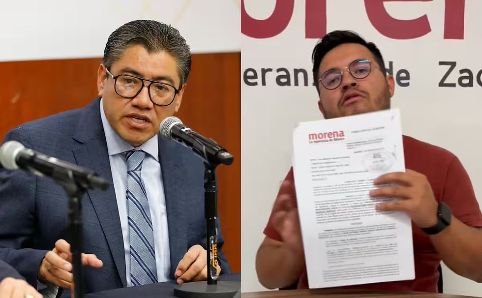 SENADOR DE ZACATECAS PIDE LA RENUNCIA DEL PRESIDENTE DE MORENA DE ZACATECAS POR POLEMIZAR CON EL OBISPO