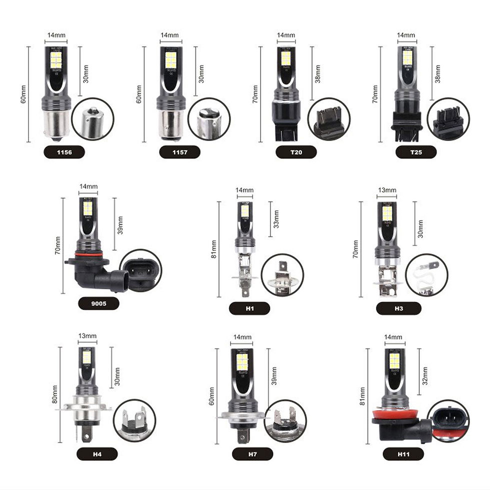 Miniatura: 2Pcs H8 H11 LED Bulb H16 JP 9005 HB3 9006 HB4 Led Lamp Super Bright Car Fog Ligh