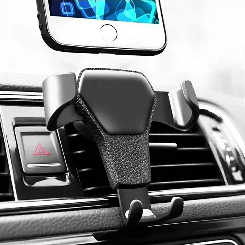 Miniatura: Universal Gravity Auto Phone Holder Car Air Vent Clip Mount Mobile Phone Holder 
