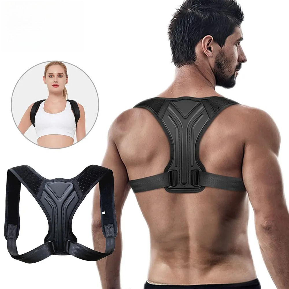 Adjustable Back Shoulder Posture Corrector Belt Clavicle Spine Support Reshape Y