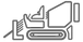 Horizontal directional drill rig icon