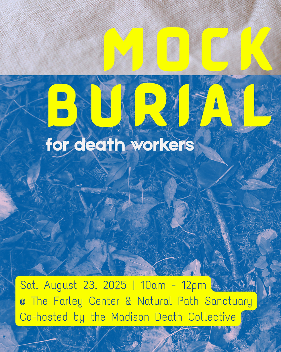 Mock Burial for Death Workers