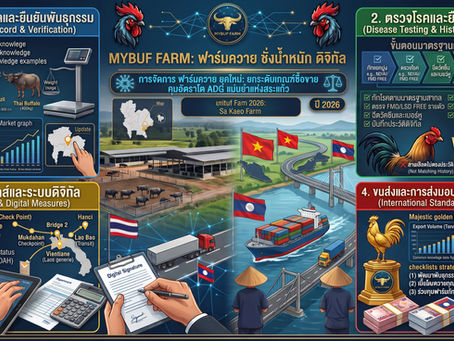 MYBUF FARM ฟาร์มควาย ชั่งน้ำหนัก ดิจิทัล