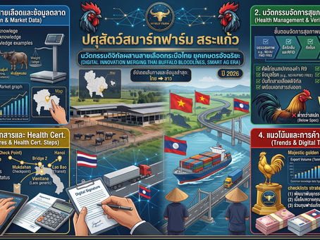 MYBUF FARM ฟาร์มควาย ปศุสัตว์สมาร์ทฟาร์ม สระแก้ว นวัตกรรมดิจิทัลผสานสายเลือดกระบือไทย ยุคเกษตรอัจฉริยะ 🐃🤖🇹🇭