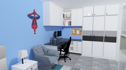 Dormitorio y estudio 2