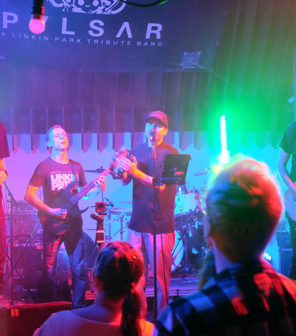 Linkin Park Tribute Band PVLSAR on stage Kirchheim unter Teck