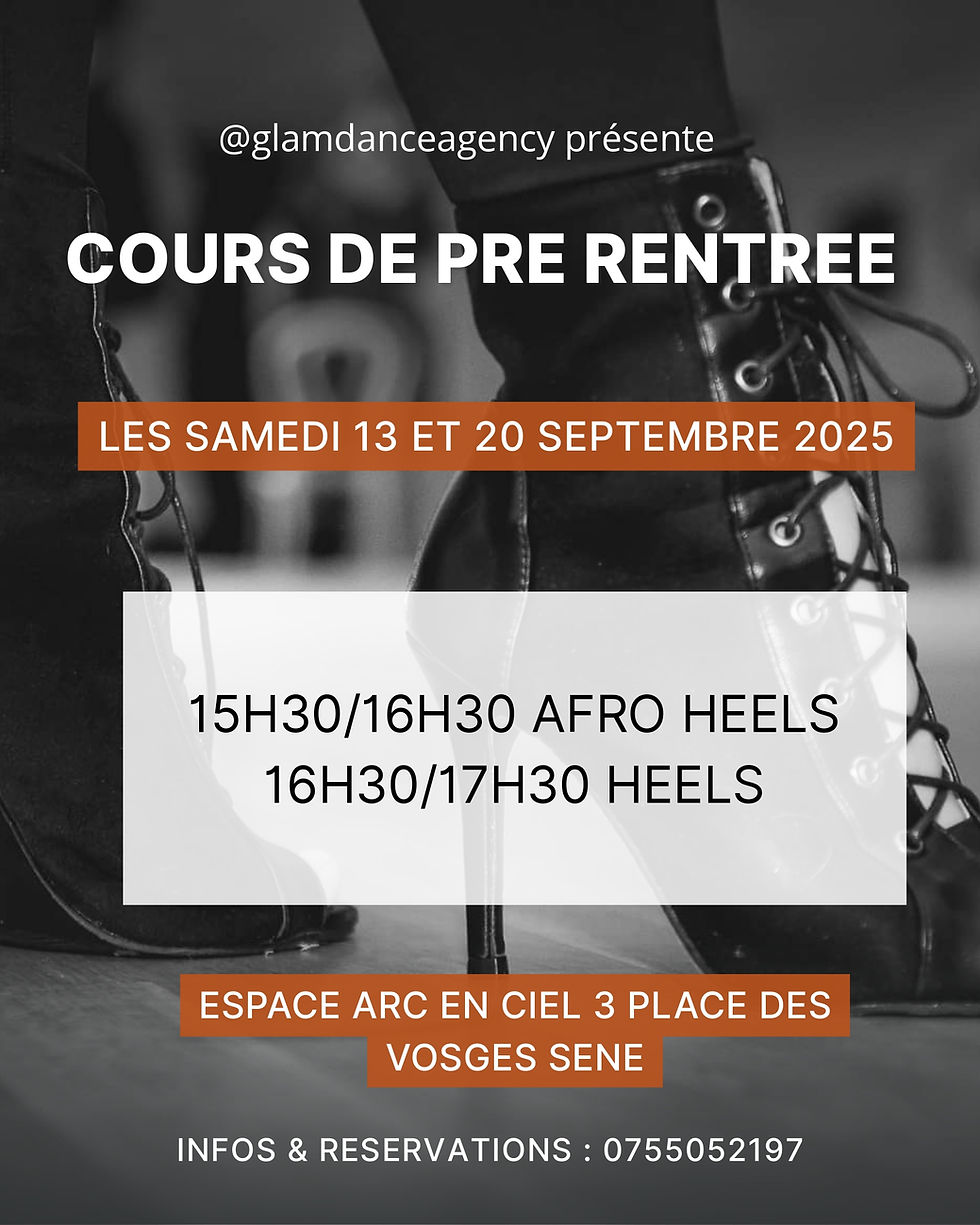 cours de pré-rentrée Heels & Afro Heels