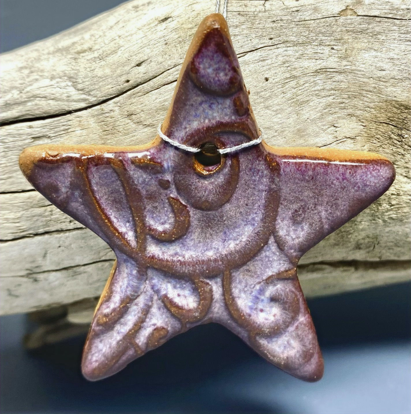 Beautiful Star Ornament - Purple
