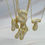 Thumbnail: Crystal Bubble Initial Necklace