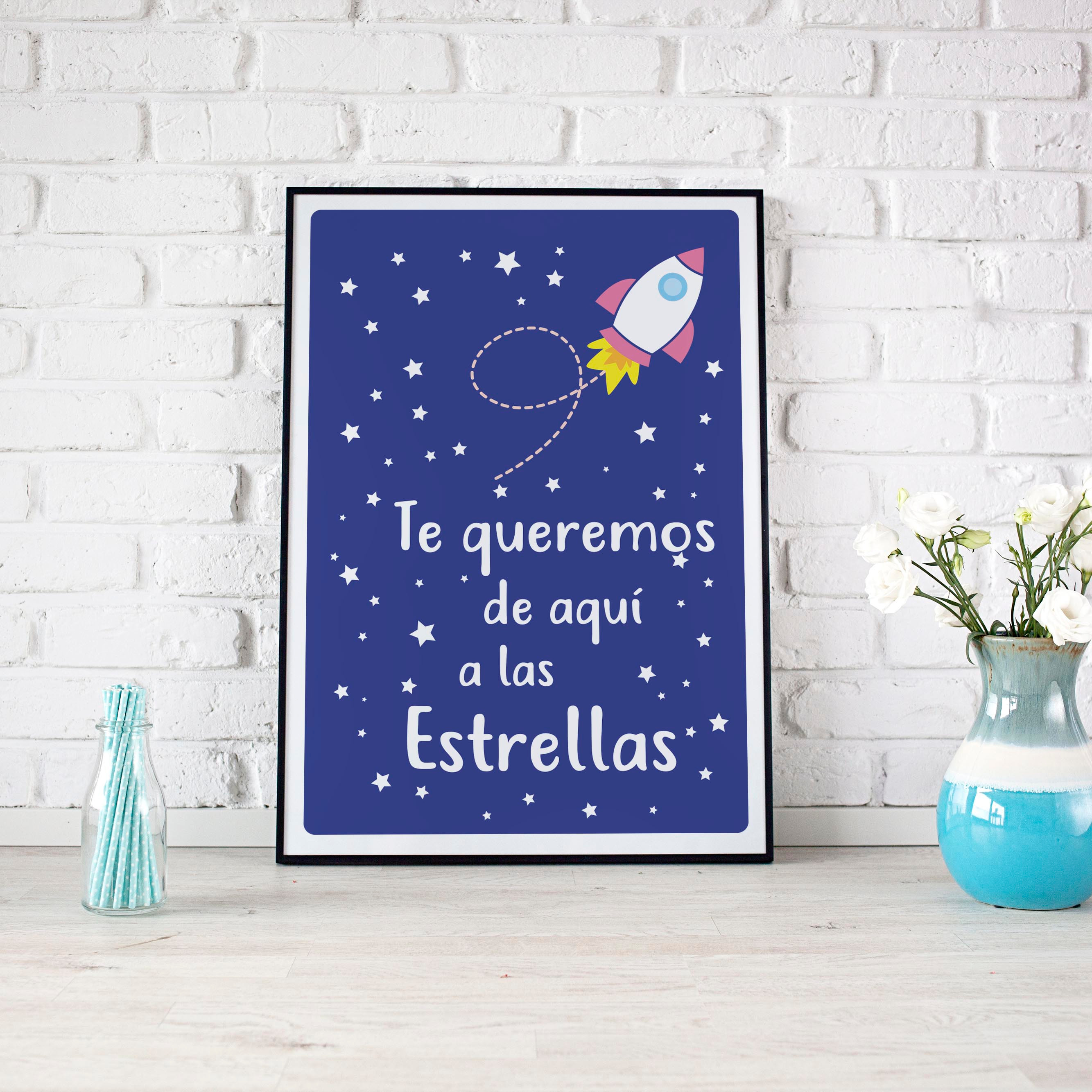 LÁMINA Cohete niña