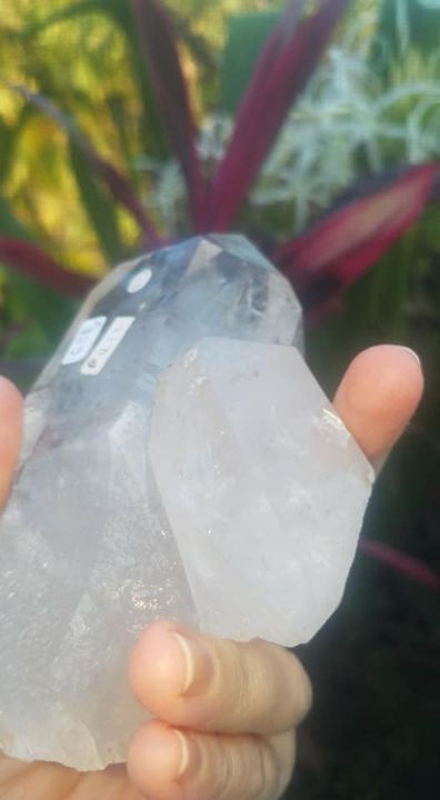 Thumbnail: Standing Elestial Quartz from Brazil