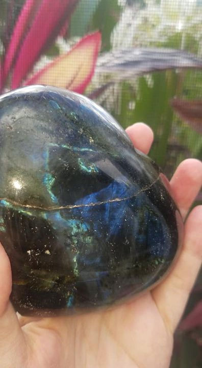 Thumbnail: Large Labradorite Heart