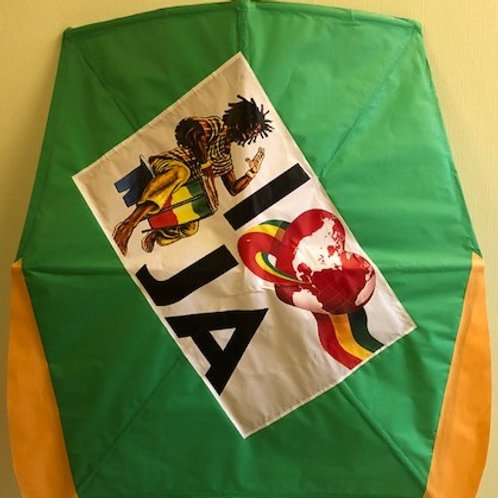 "I Love JA" in green