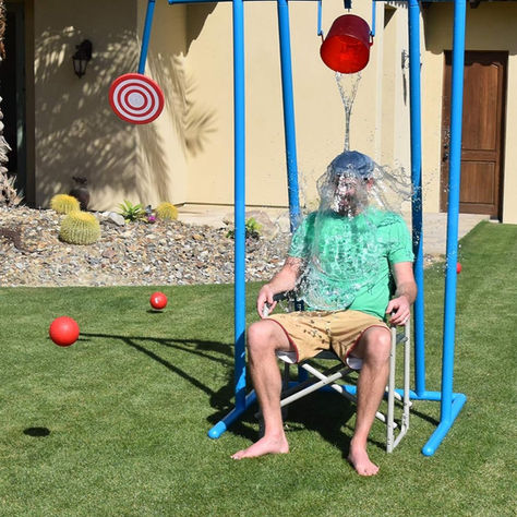 Dunk Tank Fundraiser at Picnic