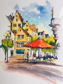 Amsterdam watercolour
