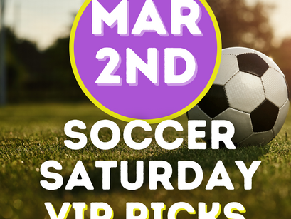 Soccer Picks - Saturday 3/2