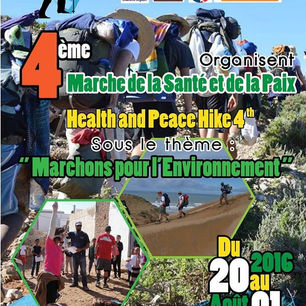 Des jeunes marchent pour la santé, la paix et l'environnement entre Essouira et Agadir