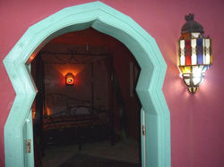 Door in between suite and terrace