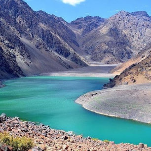 Lake Ifni, 2,300 m, facing Toubkal, Taroudant Province : a new access trail for all