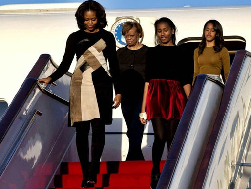 Michelle Obama, ses filles Malia et Sasha, sa maman et Meryl Streep à Marrakech