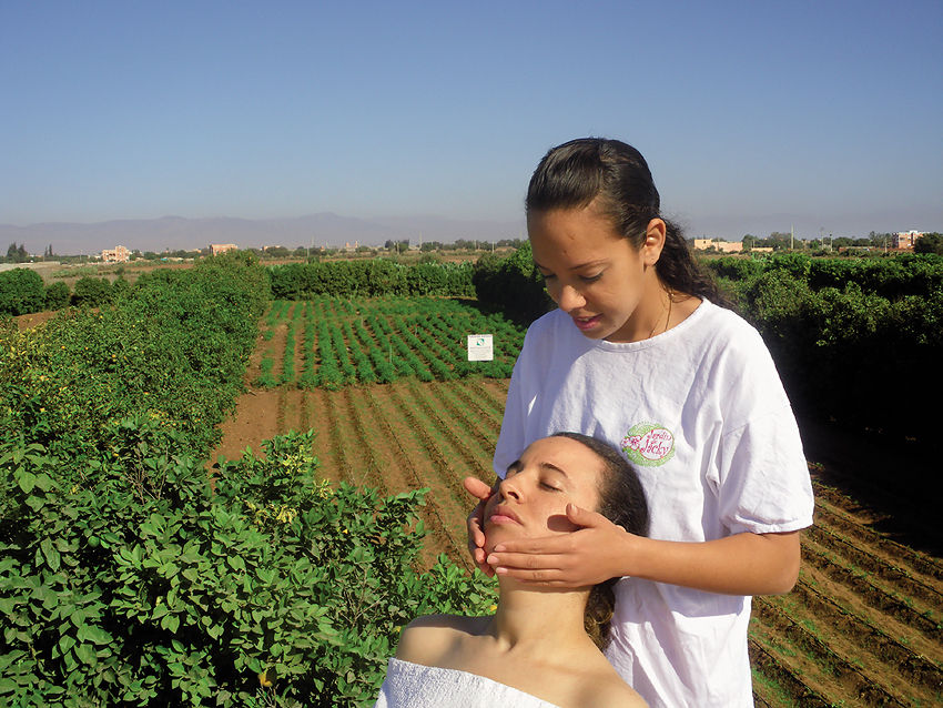 Massage du visage
