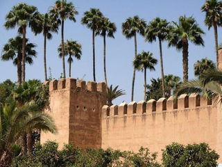 Les murailles de Taroudant, de couleur ocre.