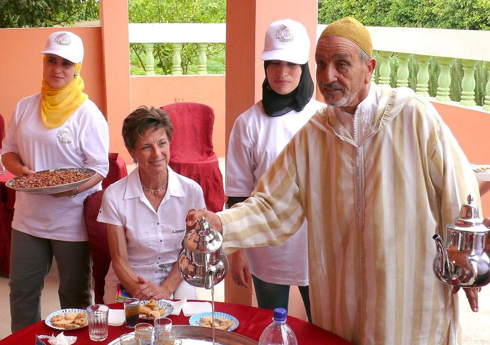 Repas de midi pour les visiteurs