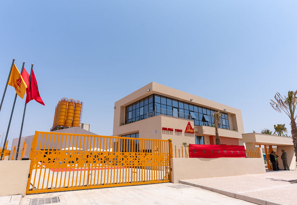 Usine Sika au Parc industriel d'Ouled Teima.
