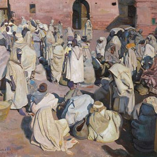 Majorelle : 600'000 euros pour "Foule à Marrakech" ?