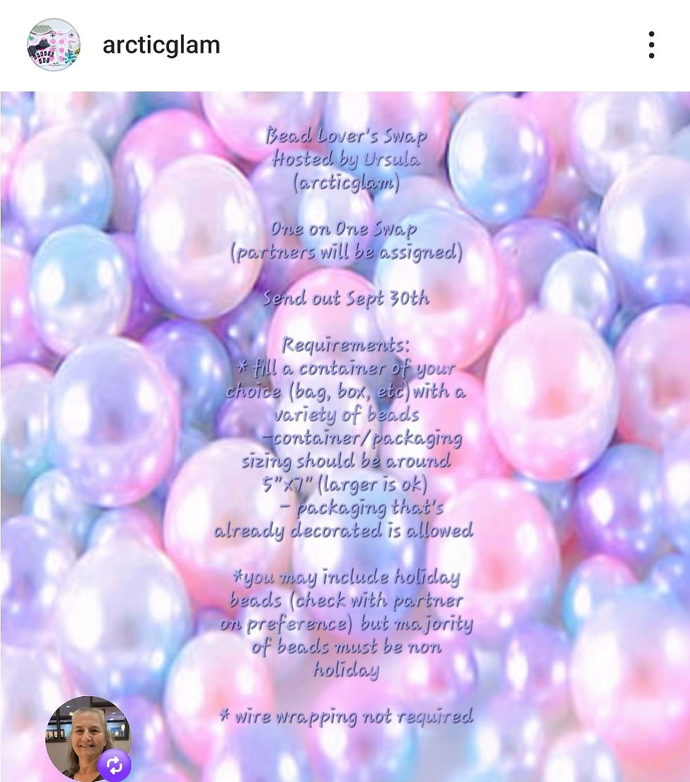 Bead lover Swap Hosted by Ursula