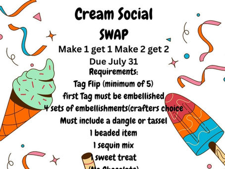 Summer Ice Cream Social Swap hosted by @annloca71