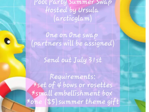 Pool Party Summer Swap Hosted by @arcticglam