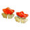Miniature : Boucles d'oreilles feuilles ginkgo 