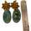 Miniature : Boucles d’oreilles “Fleurs de Lotus” – porcelaine émaillée 