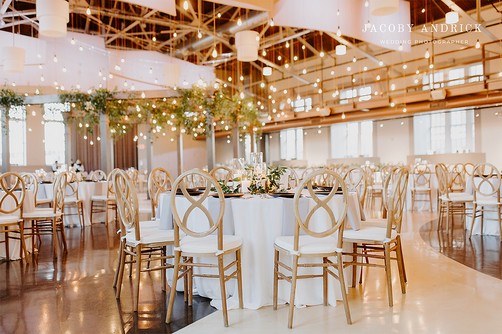 Thumbnail: Wood Pergola Gold and White Wedding