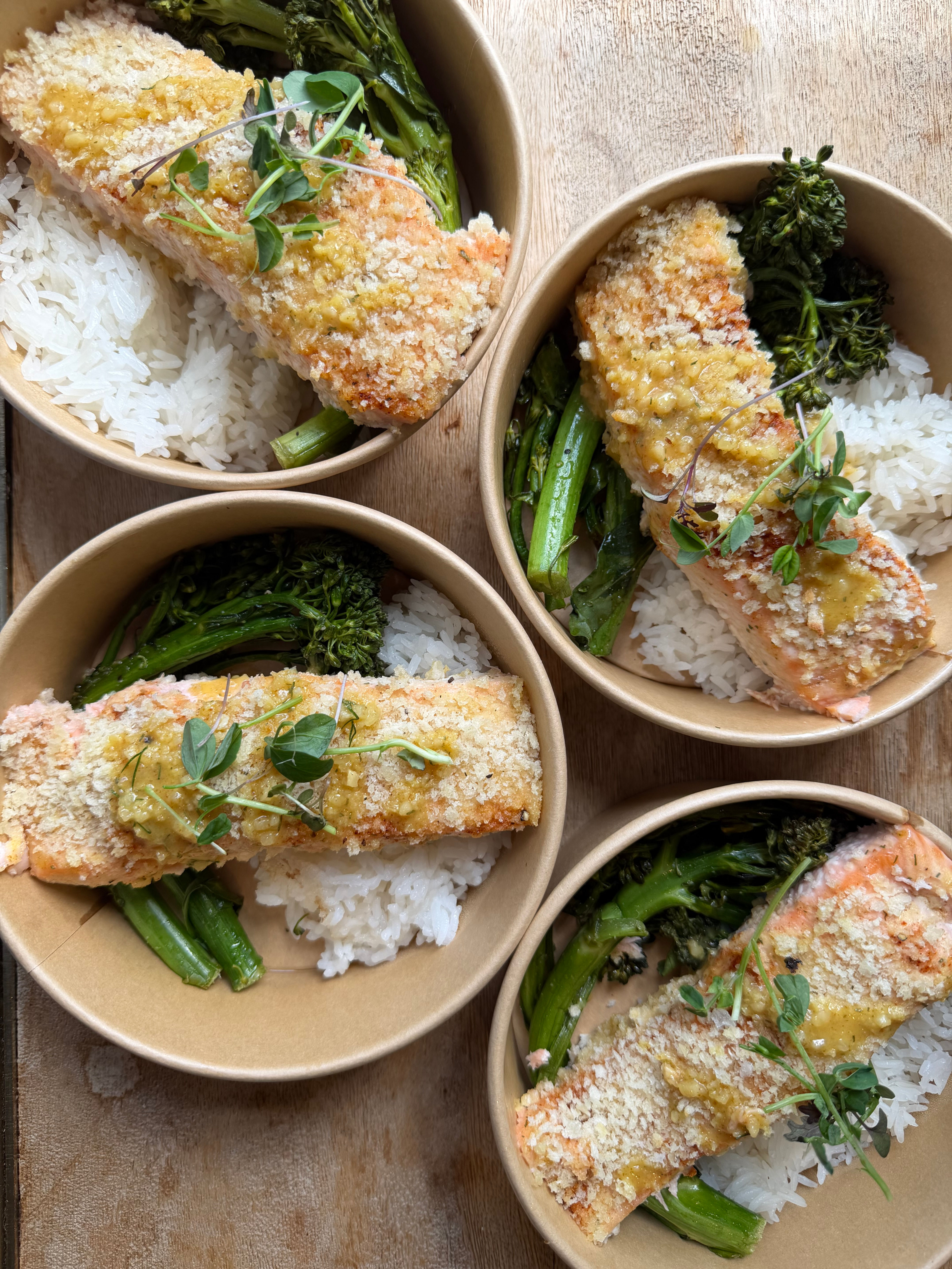 Panko Crusted Salmon