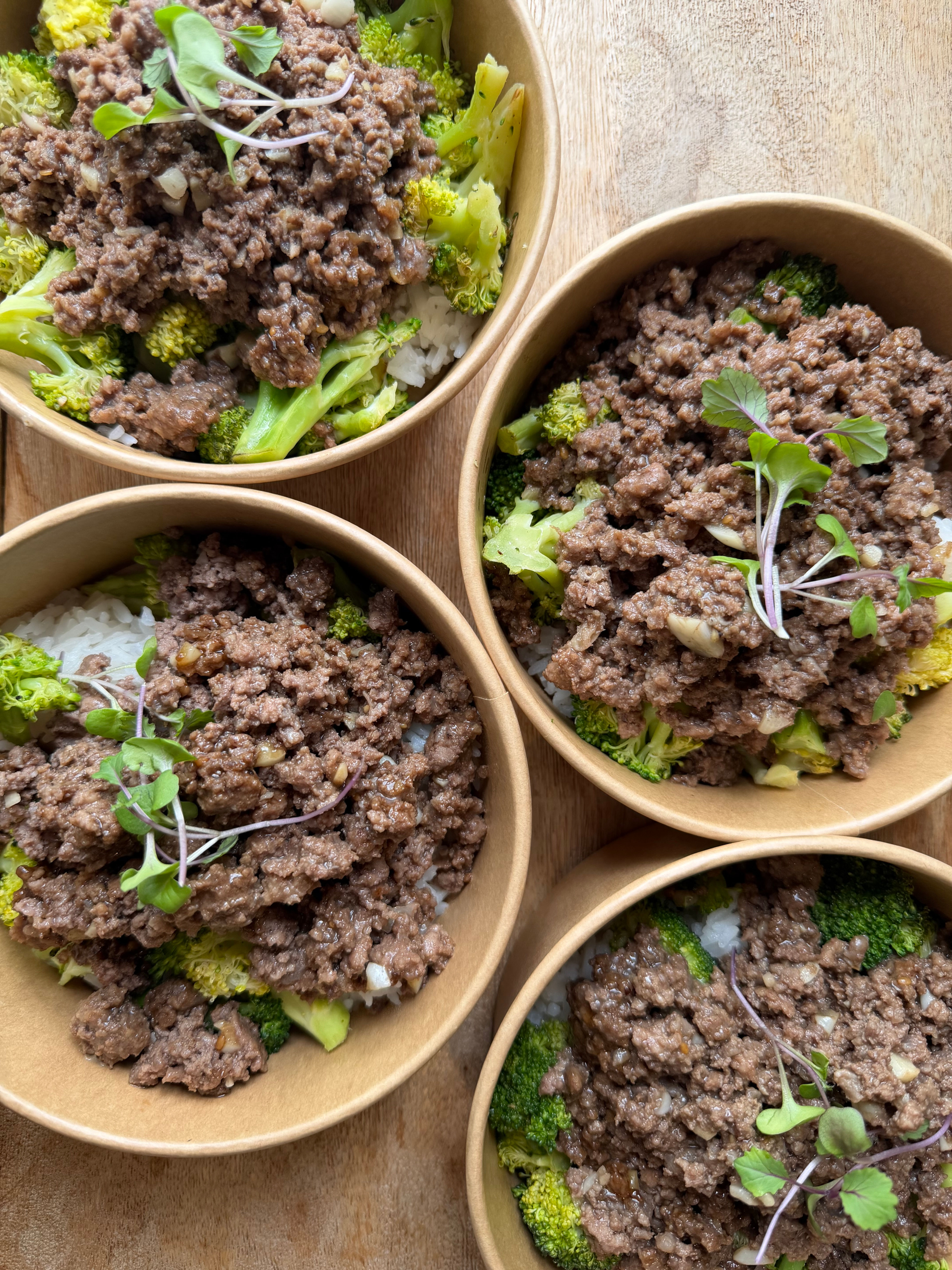 Ground Beef & Broccoli Bowl