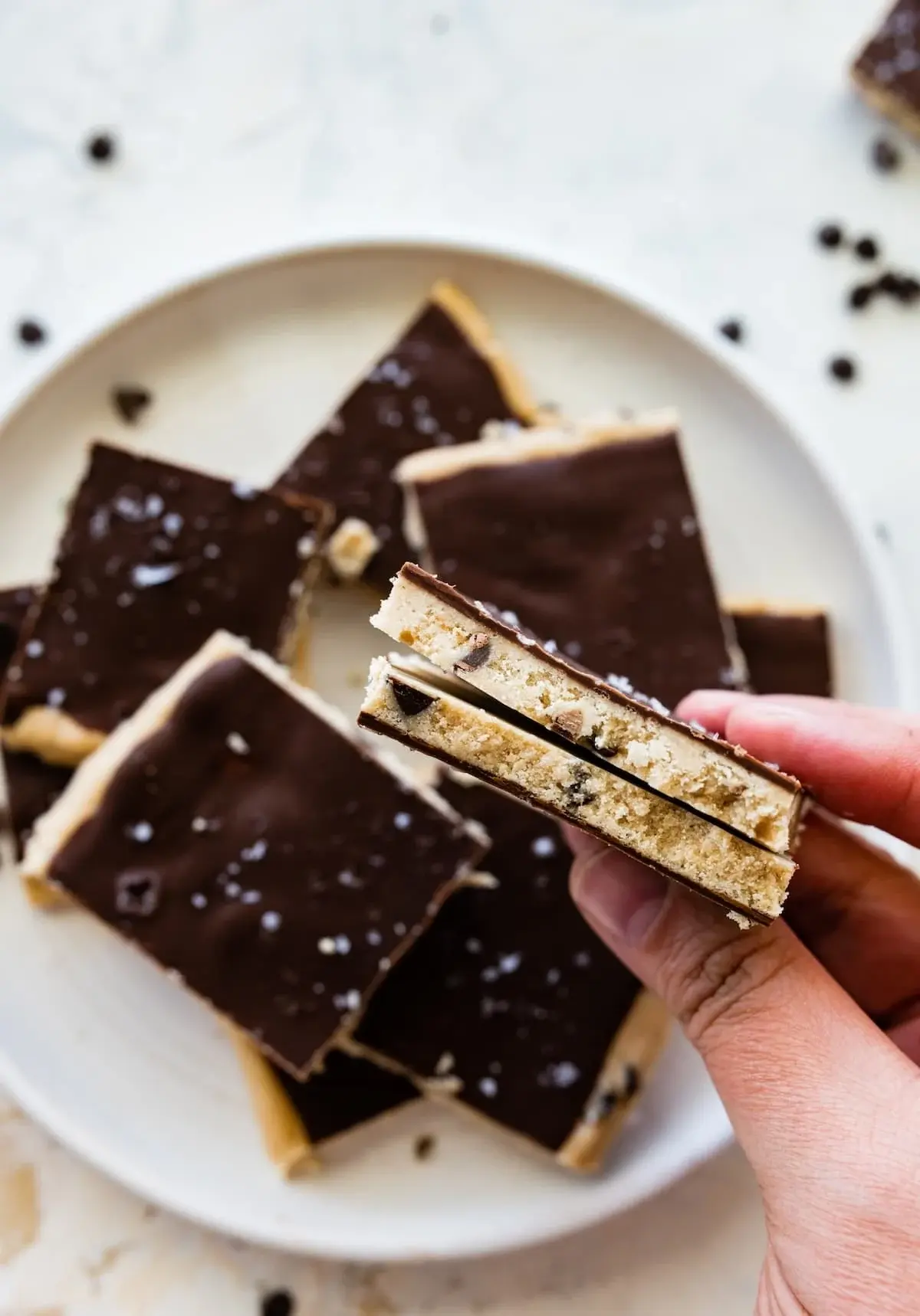 Protein Cookie Dough Bark