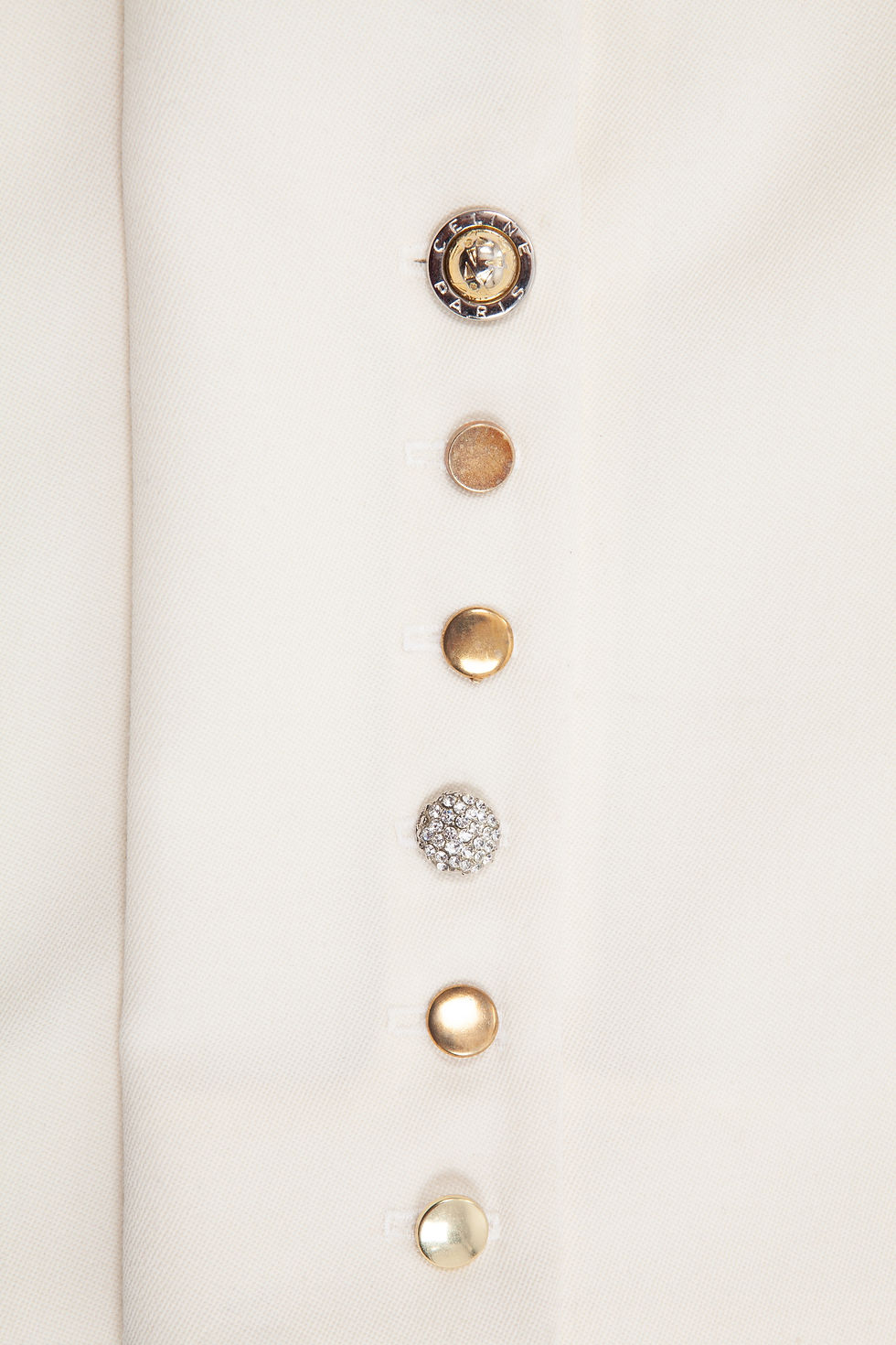 Thumbnail: Cigarette Pants in Cream Wool