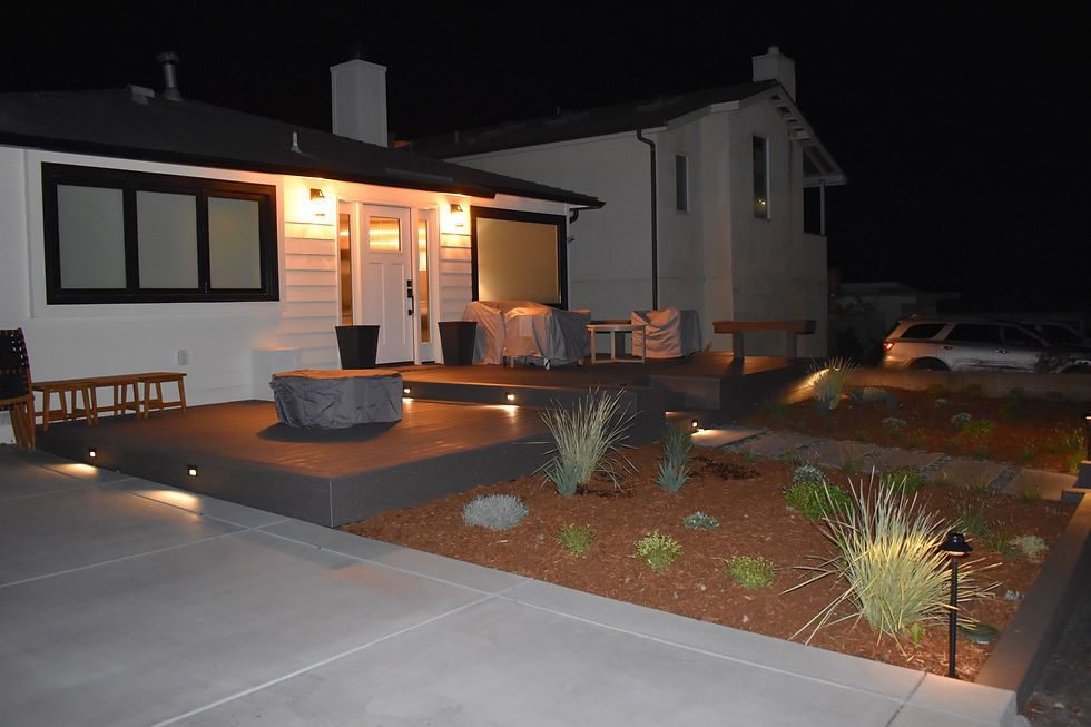 Low voltage lighting deck