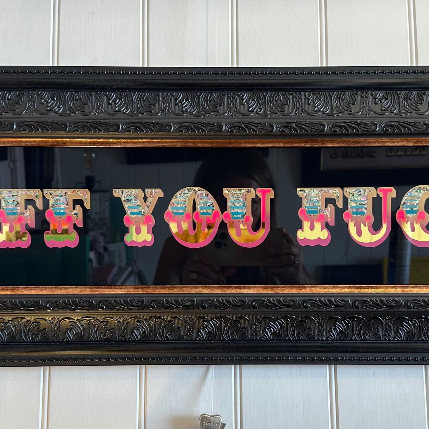 Large Framed OFF YOU FUCK