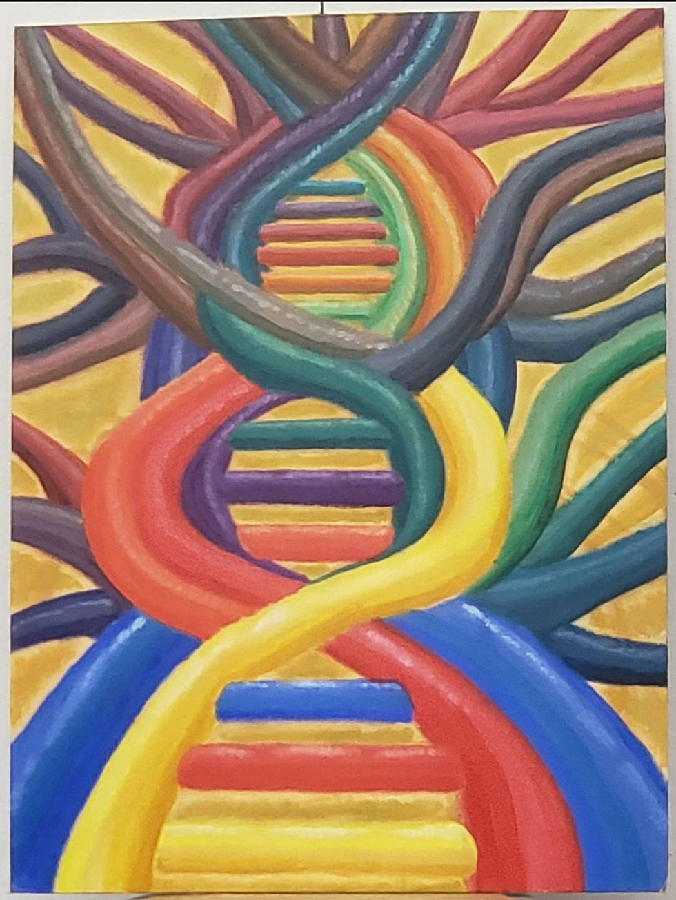 Jeremiah Aneke, Colors of DNA, 2026
Acrylic on Canvas
(24 x 18 in.)